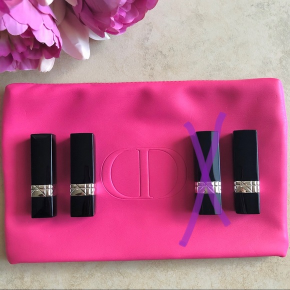 Dior Makeup Authenticdior Rouge Dior Lipstick Bundle Of Four3